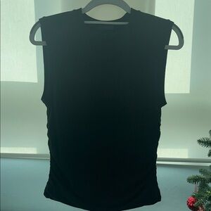 ATM Anthony Thomas Melillo Classic Black Sleeveless Tee